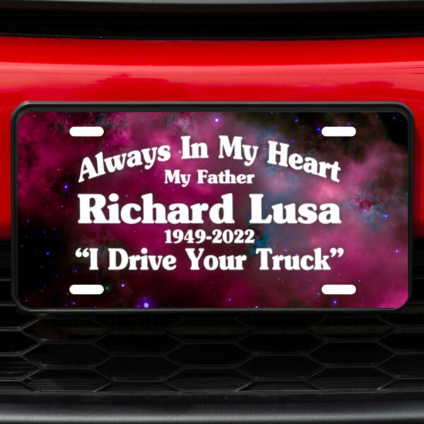 Signature License Plate Thumbnail