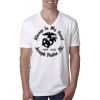 Men's CVC V-Neck T-Shirt Thumbnail